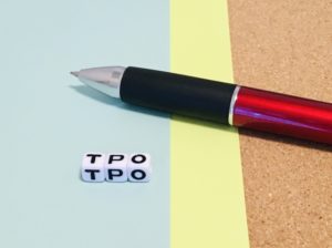 TPOのサイコロとペン